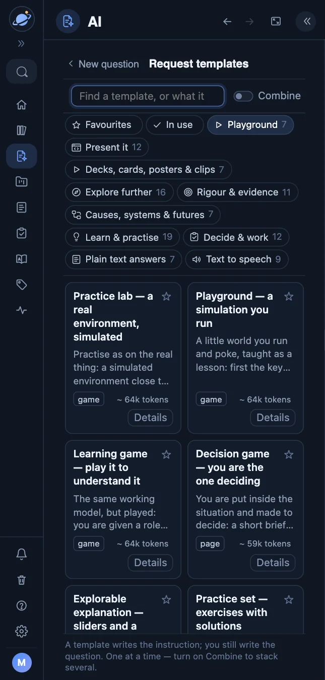 Request templates