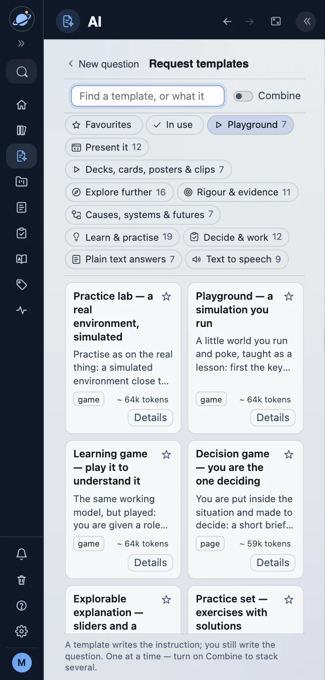 Request templates
