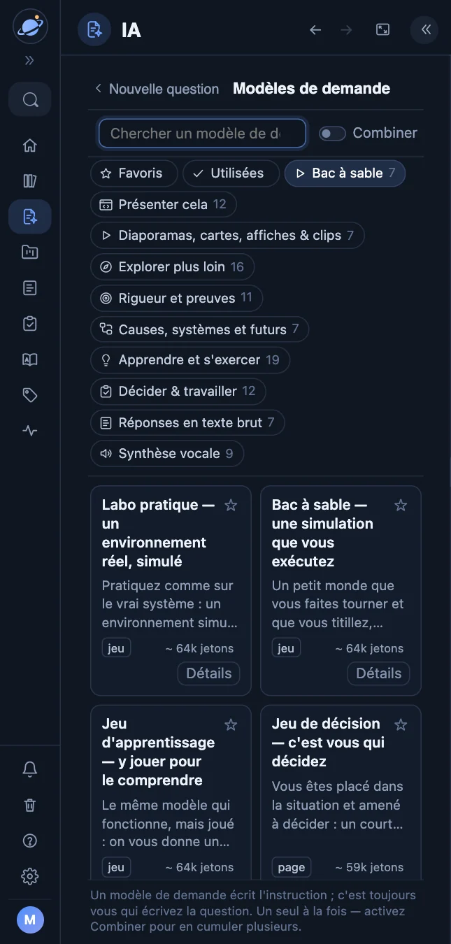Les modèles de demande
