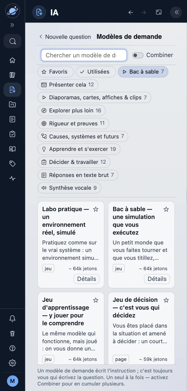 Les modèles de demande