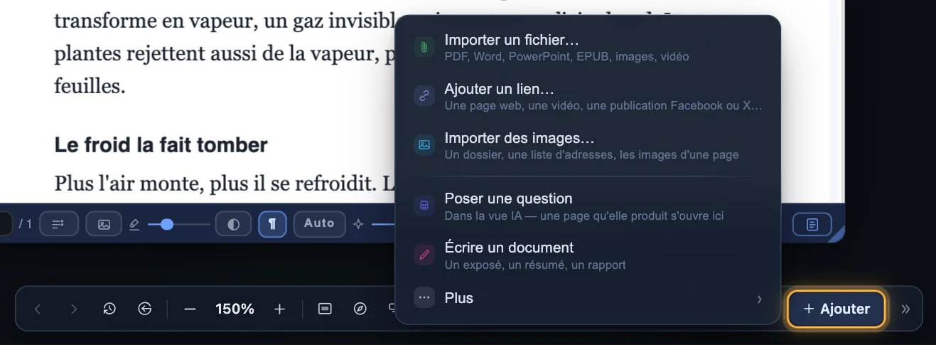 Faire entrer quelque chose